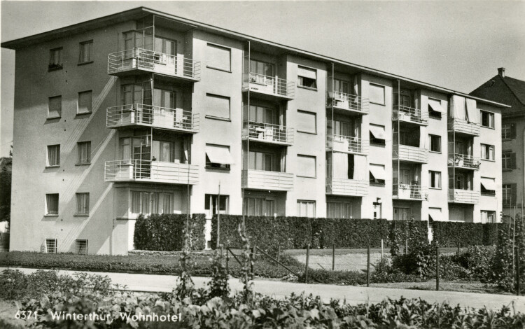 um 1940: Wülflingerstrasse 15, Südfassade