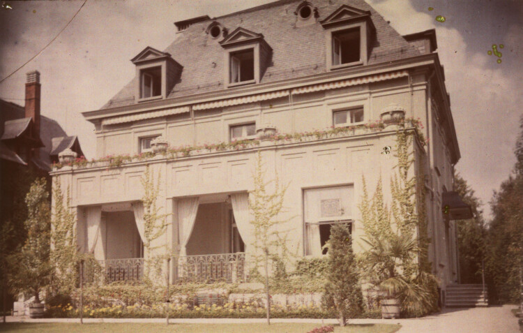 1920er Jahre: Seidenstrasse 16, Villa Ganzoni, erbaut 1899, umgebaut 1913