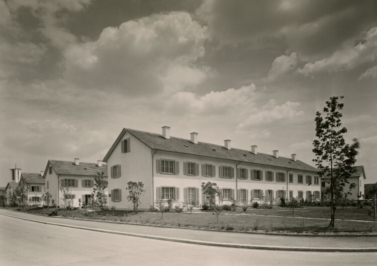 um 1948: Mattenbachstrasse, Wohnkolonie Mattenbach, Architekt Adolf Kellermüller