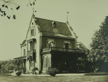 um 1900: Gütlistrasse 21, Alpgüetli, erbaut 1872, abgebrochen 1916
