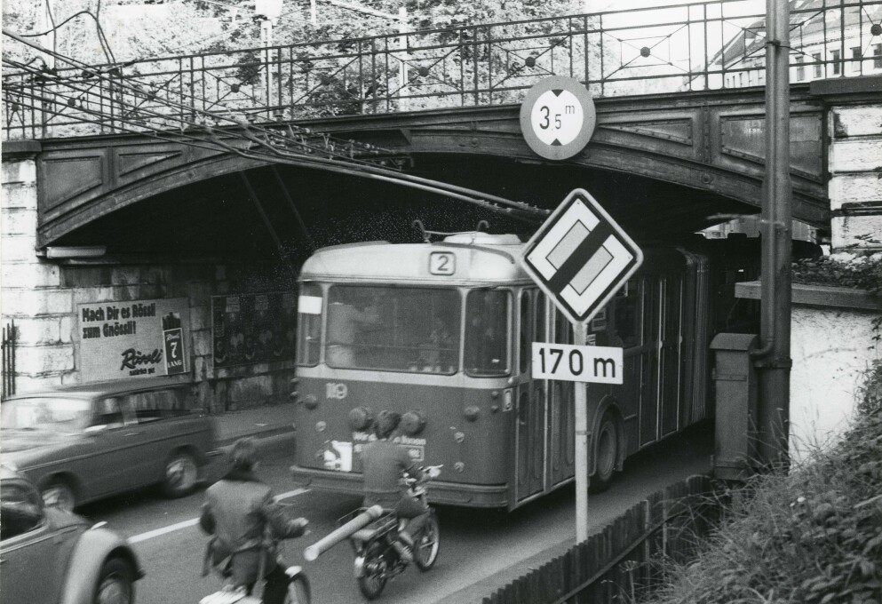 Unterführung Wülflingerstrasse, um 1976. 